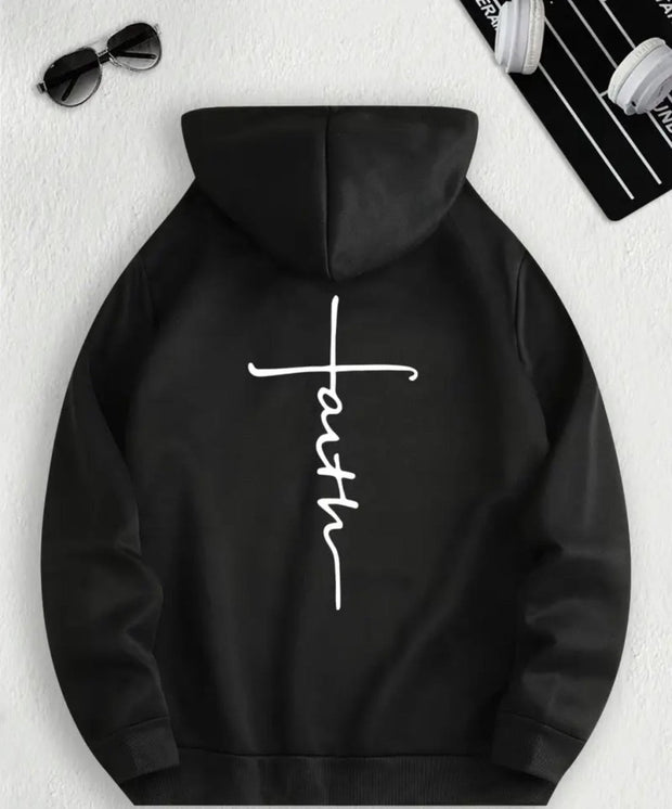 Faith Printed Hoodie - EITRAM