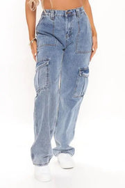 High Waist Wide Leg Workwear Pants – Baggy, Loose Fit Streetwear Trousers - EITRAM