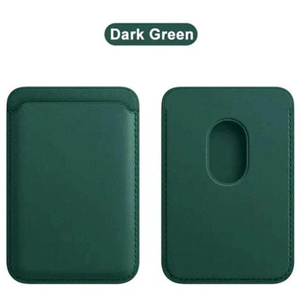 MagSafe Leather Wallet Case – iPhone 12–15 Series - EITRAM