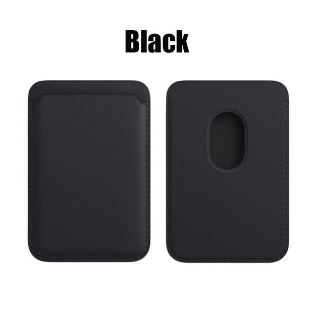 MagSafe Leather Wallet Case – iPhone 12–15 Series - EITRAM