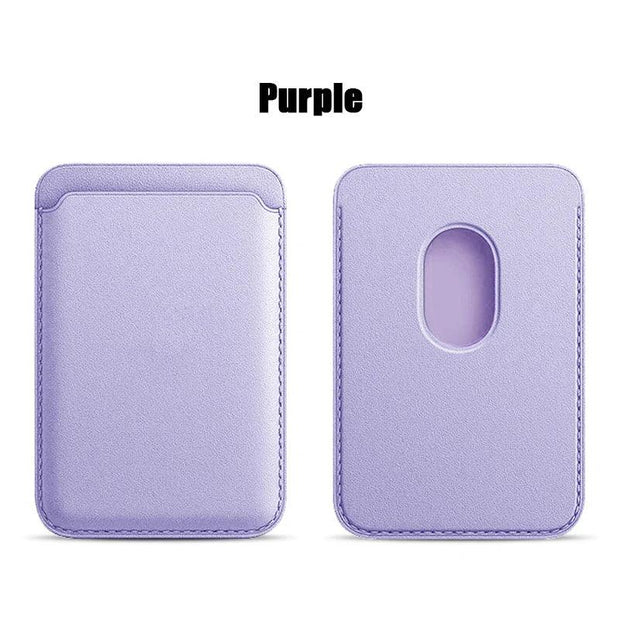 MagSafe Leather Wallet Case – iPhone 12–15 Series - EITRAM