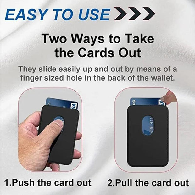MagSafe Leather Wallet Case – iPhone 12–15 Series - EITRAM