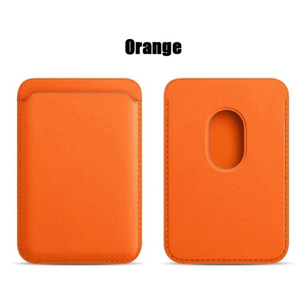 MagSafe Leather Wallet Case – iPhone 12–15 Series - EITRAM