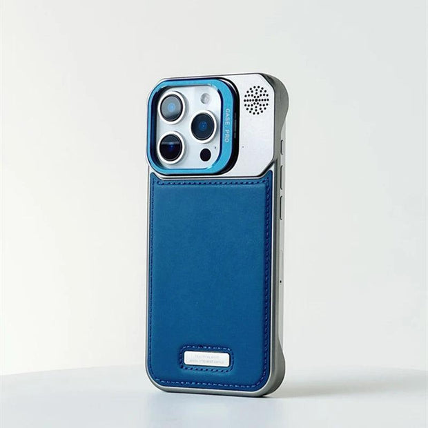 MagSafe PU Leather Phone Case with Kickstand – iPhone 12–16 Pro Max - EITRAM