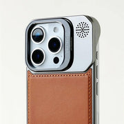 MagSafe PU Leather Phone Case with Kickstand – iPhone 12–16 Pro Max - EITRAM