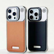 MagSafe PU Leather Phone Case with Kickstand – iPhone 12–16 Pro Max - EITRAM