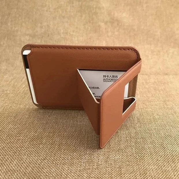MagSafe Wallet with Stand – Leather Card Holder for iPhone - EITRAM