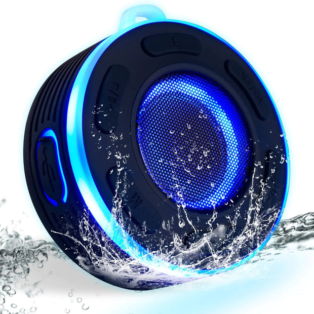 Waterproof LED Bluetooth Shower Speaker - EITRAM